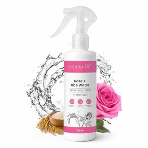  Rose & Rice Water (Steam‑Distilled Kannauj Gulab & chawal Jal)  100 % Pure Hydrosol Face & Body Toner Mist Edible‑Grade, DIY Beauty  200ml